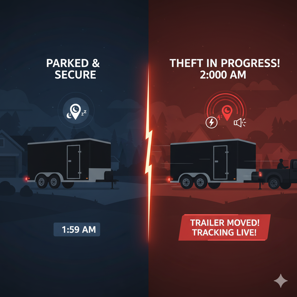 AVLTS - SatelTrack - Trailer Moved Alert